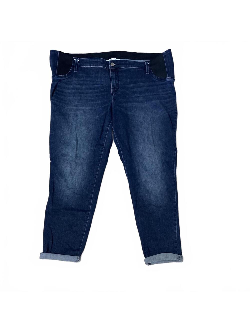Isabel Maternity Dark Blue Stretch Denim Women's Jeggings Jeans Size 18